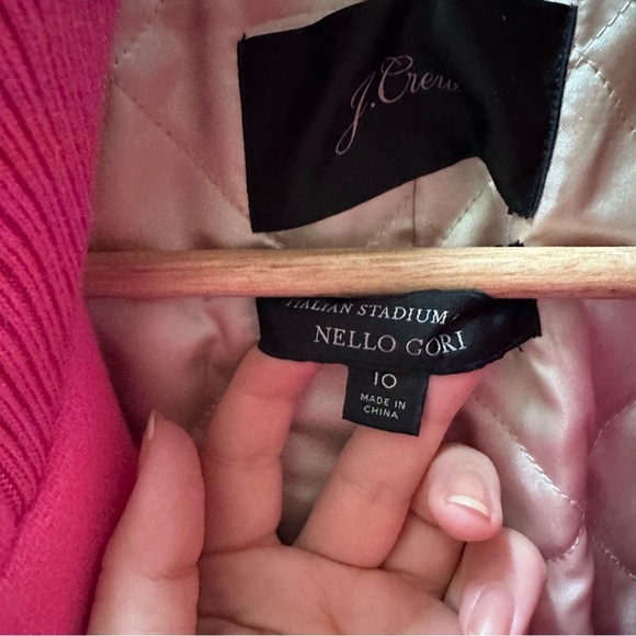 J.Crew Lodge coat in Italian stadium-cloth wool pink jacket winder nello gori 10 - Picture 3 of 11